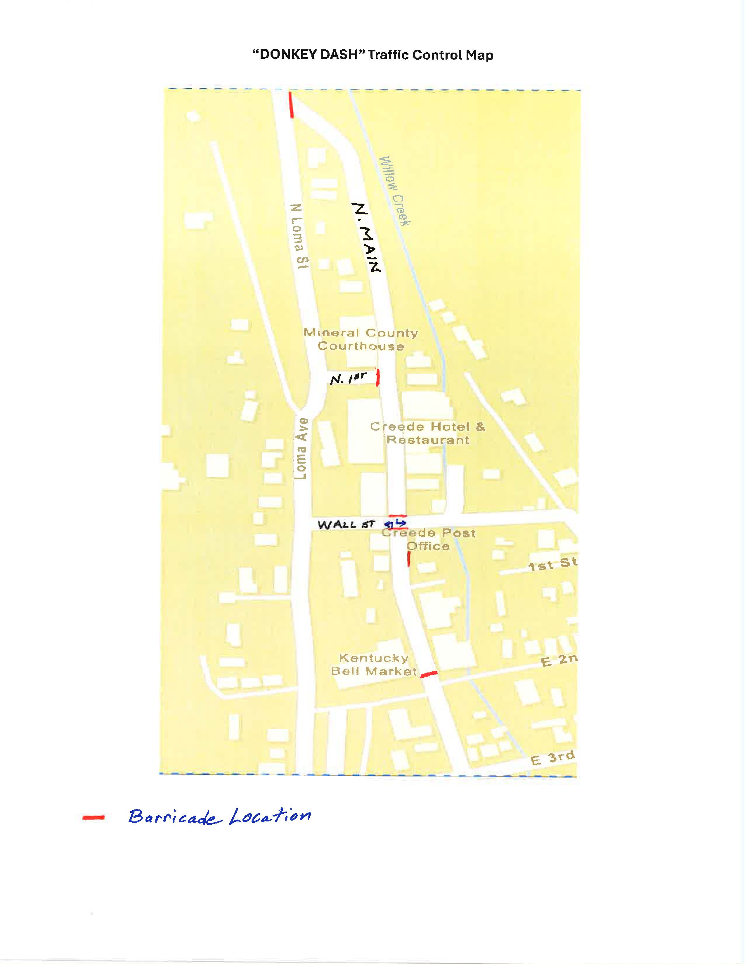Donkey Dash Traffic Control Map