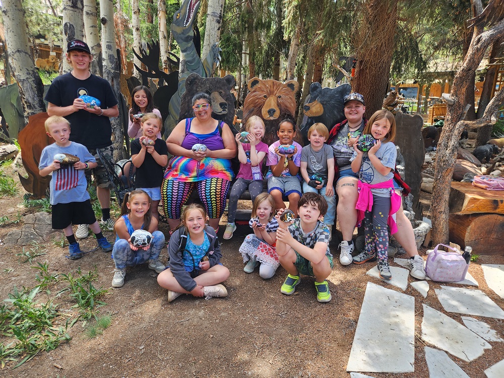 Friday field trip to Lake City for rock painting.