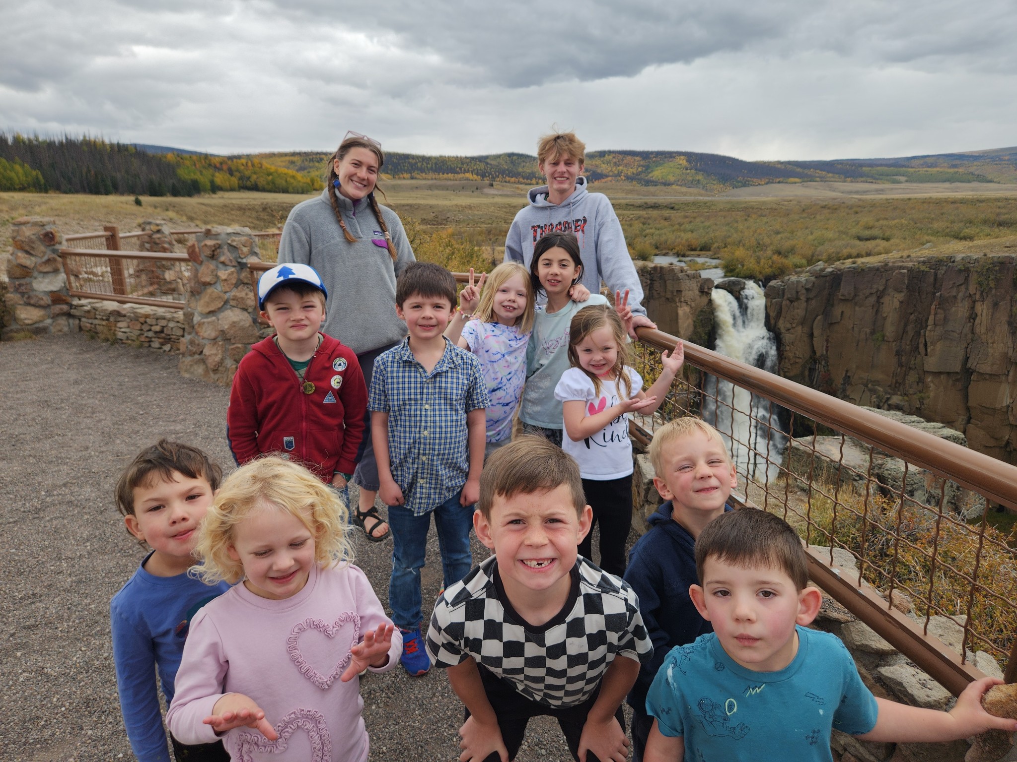 Fun Friday kids exploring local area